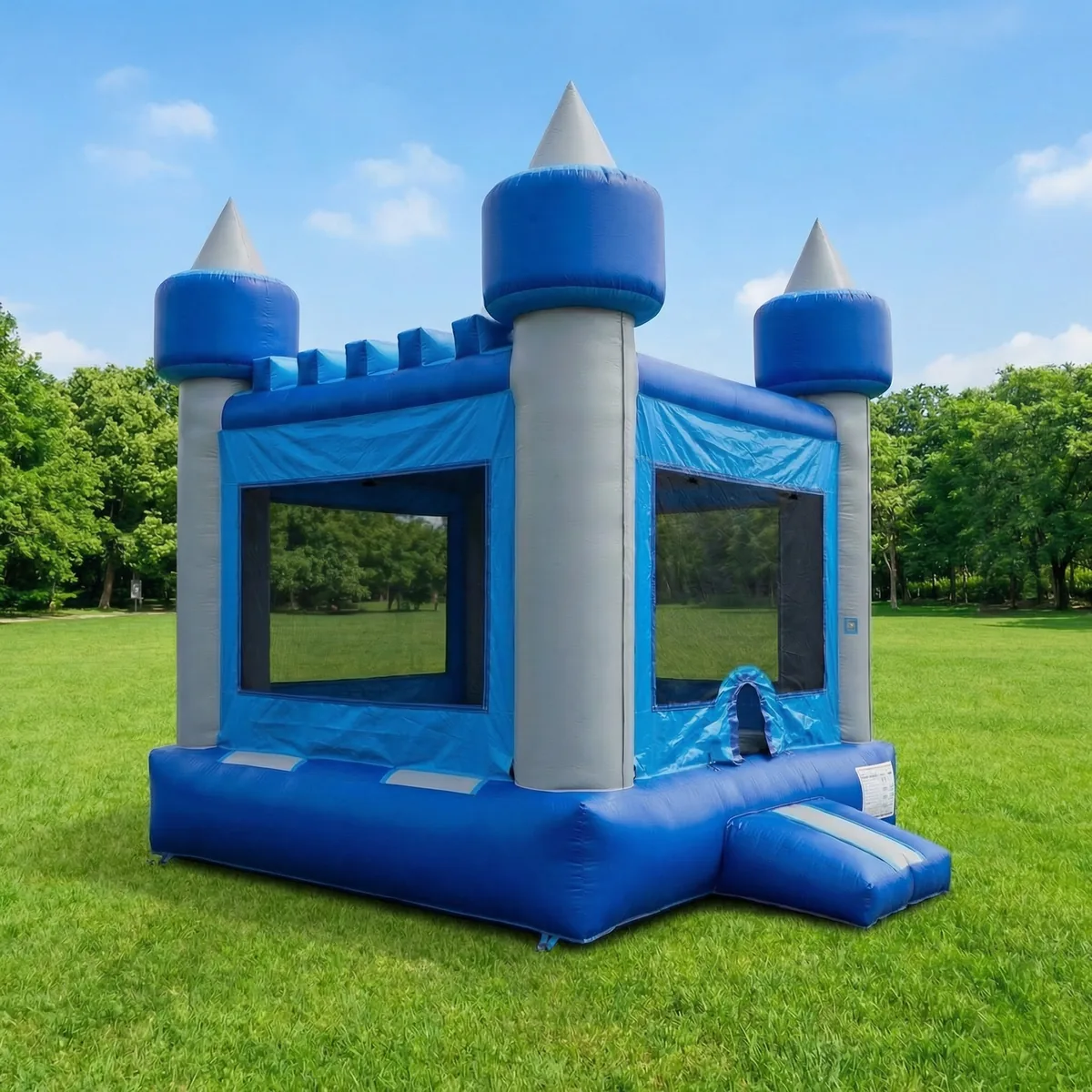 Blue Castle Bounce House 13x13
